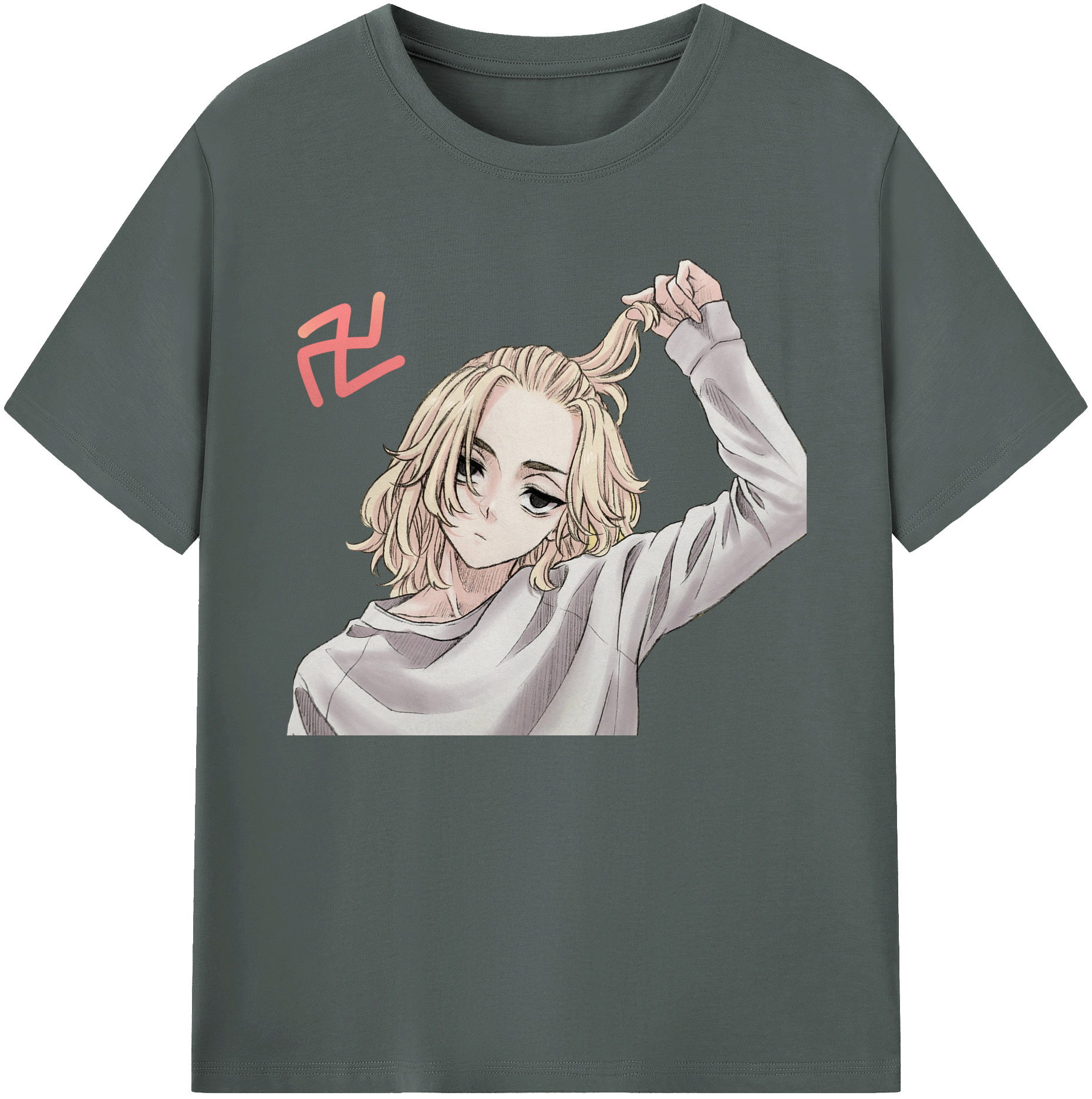 （画像用） 東京リベンジャーズ Tokyo Revengers 綿100％ メンズ半袖Tシャツ｜肌触りやわらか＆通気性